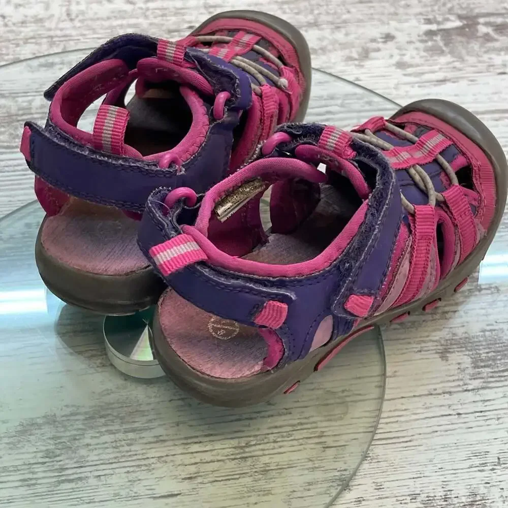 Lily & Dan 7/8 Toddler Trek Closed Toe Water Sandals Shoes